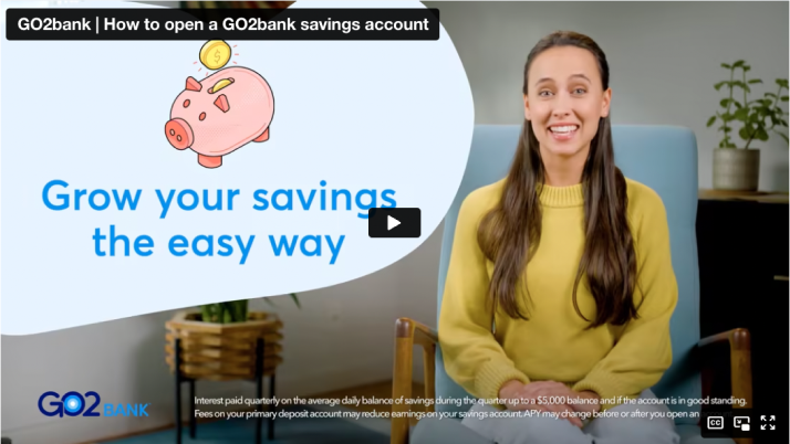 How to open a GO2bank savings account