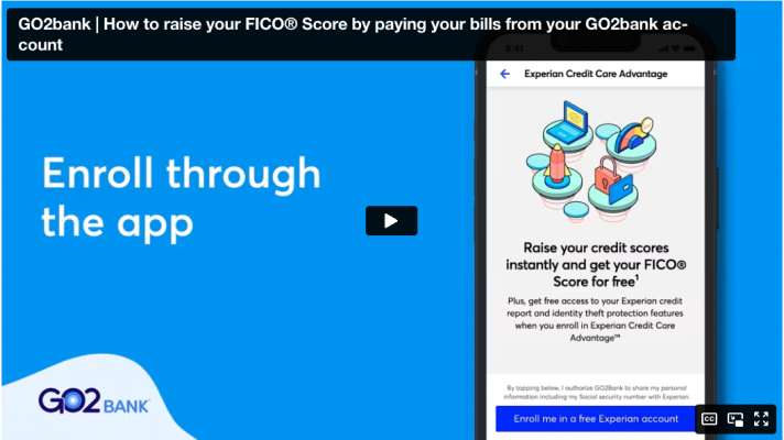 How to build or raise your credit with the GO2bank Secured Visa® Credit Card